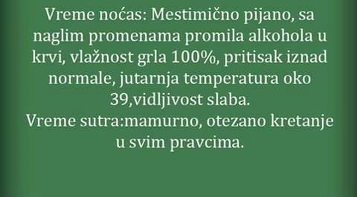 tako to ide..