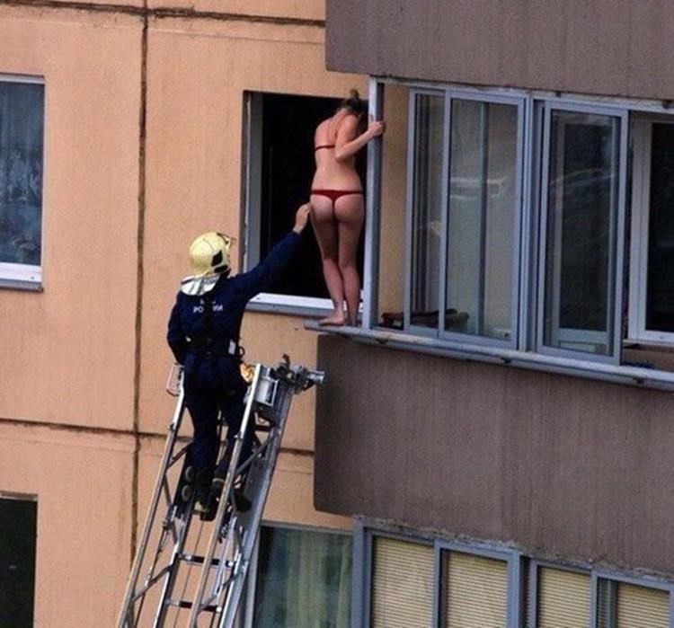 ponekad i vatrogasac ima "dobru" intervenciju..