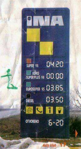 svakog dana u svakom pogledu..cijene iz 2000. godine, što znači da je do danas cijena poskupila za oko 250%..sve više napredujemo :) :) :)
