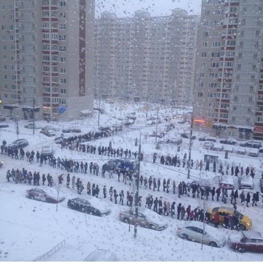 čekanje taxia u rusiji..