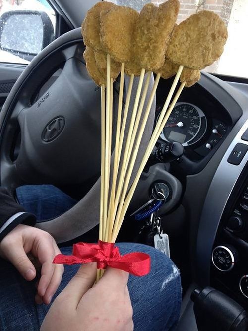 e, ovo se zove buket.. pored mirisa lijepog je i okusa..