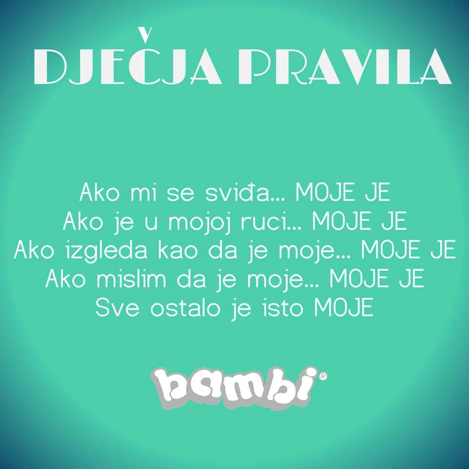 jednostavno pravilo..