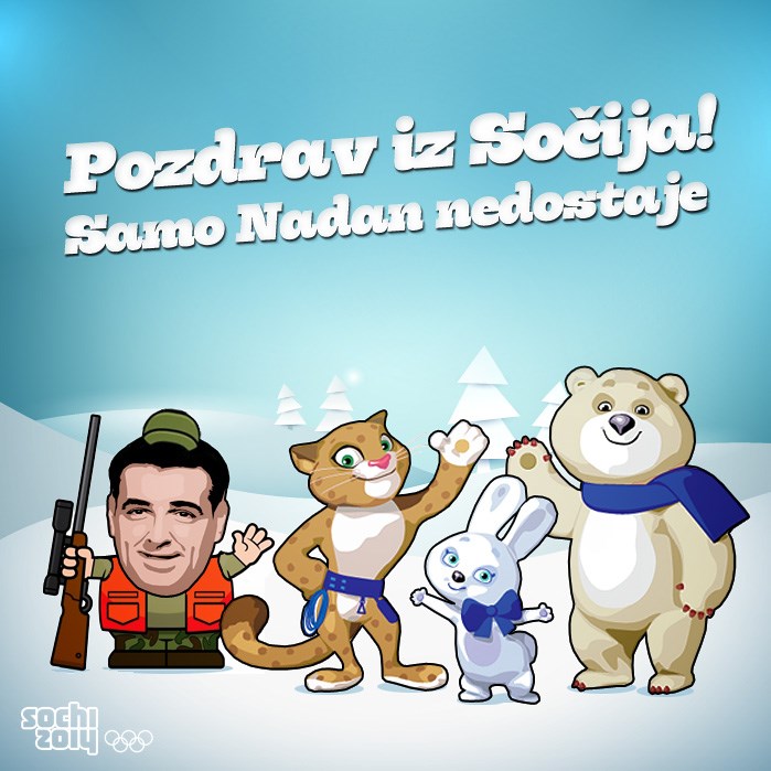 Pozdrav iz Sočija!