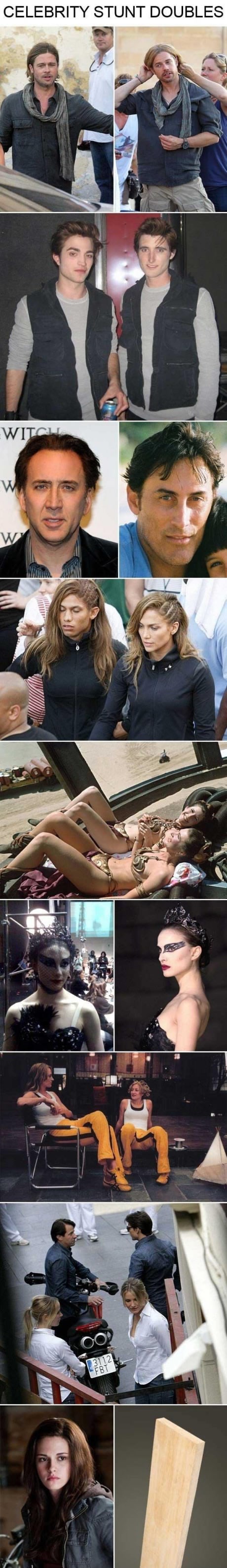 Niste znali da "zvijezde" filmova imaju dvojnike?