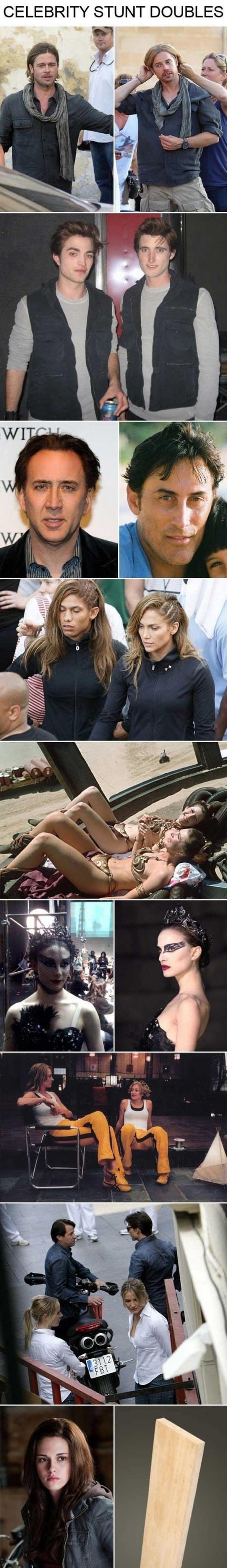 Niste znali da "zvijezde" filmova imaju dvojnike?