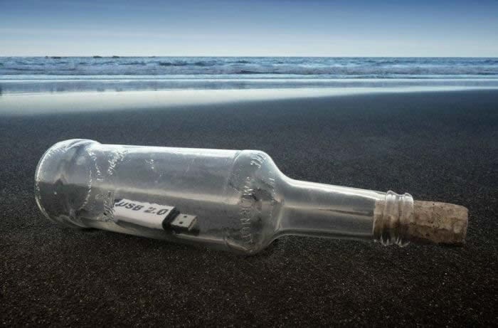 Moderna verzija poruke u boci