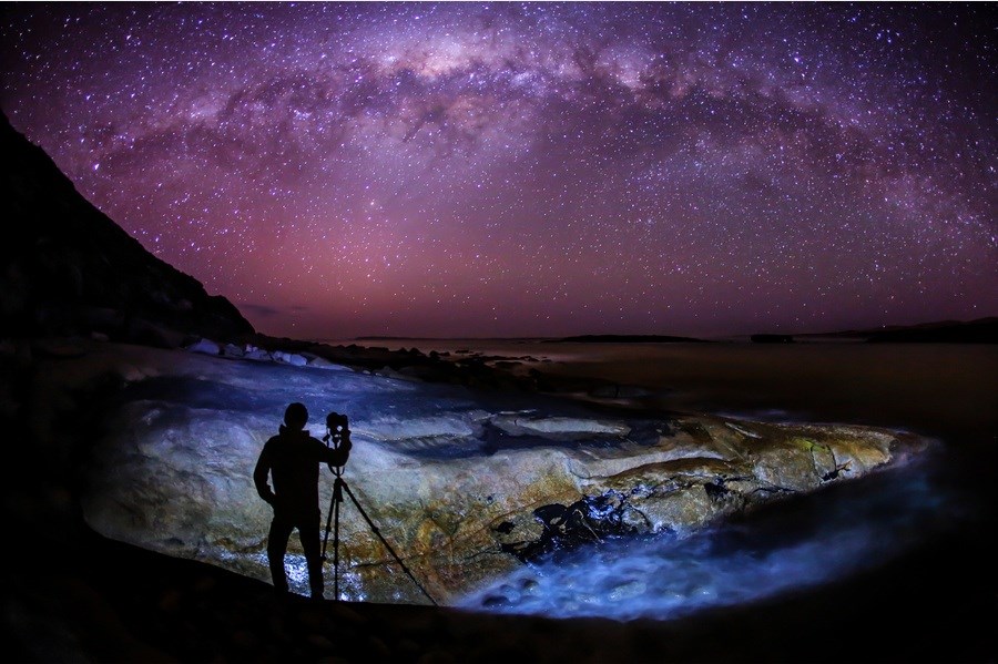 Pogled na našu dragu galaksiju s australske plaže