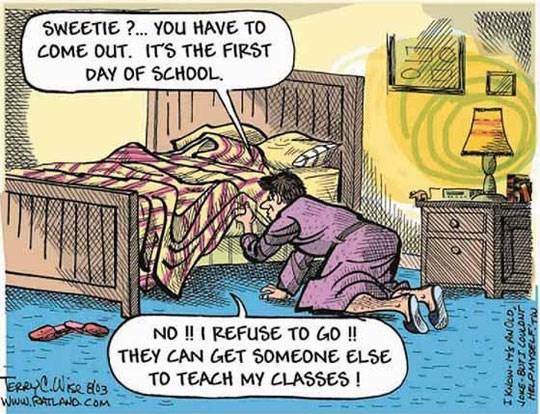 Mislite da je djeci teško sa školom - kak je tek profačima!