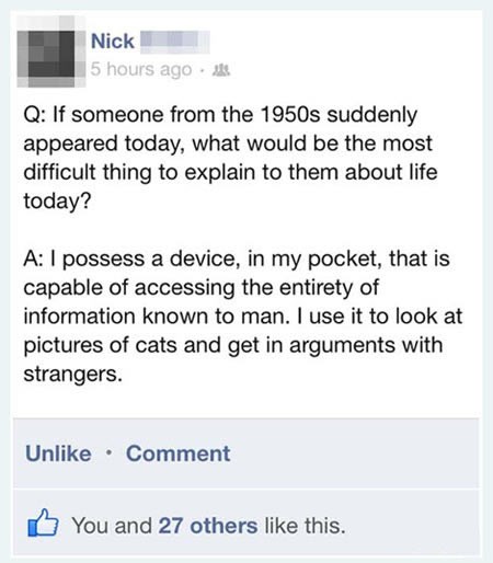 Kako biste nekome iz '50-ih objasnili današnju tehnologiju?