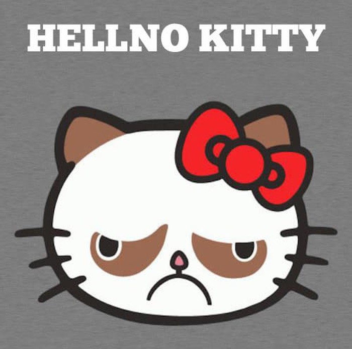 Hello Kittica prohodala s Grumpy mačkom