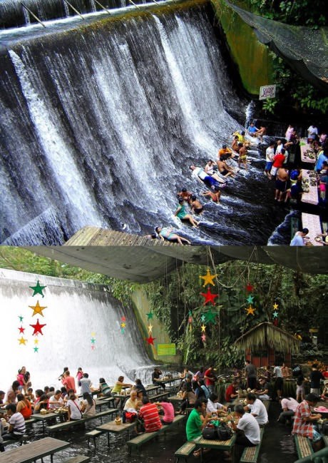 Fenomenalni restoran sa slapom za brčkanje