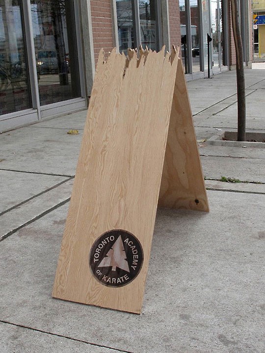 Kreativna reklama za karate školu