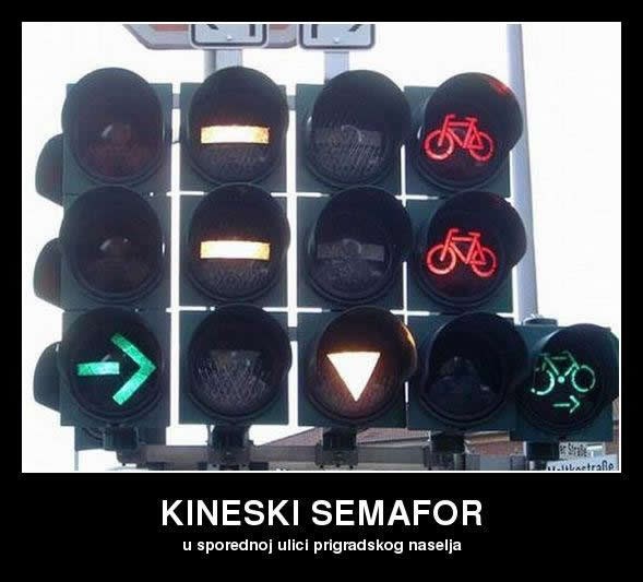 Kompliciraju ga ti Kinezi, cijeli dan stojiš na semaforu