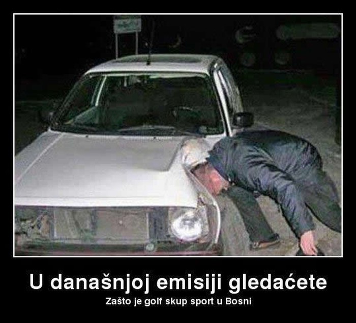 Golf je skup sport u Bosni