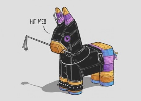 Mazohistička pinjata moli da je udariš... jako