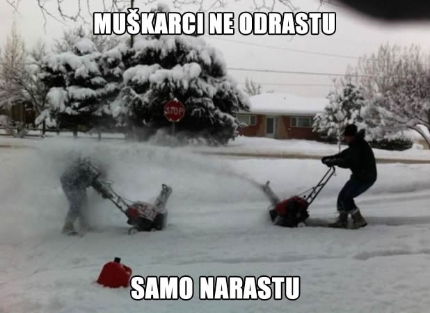 Muškarci su zauvijek zaigrana derišta