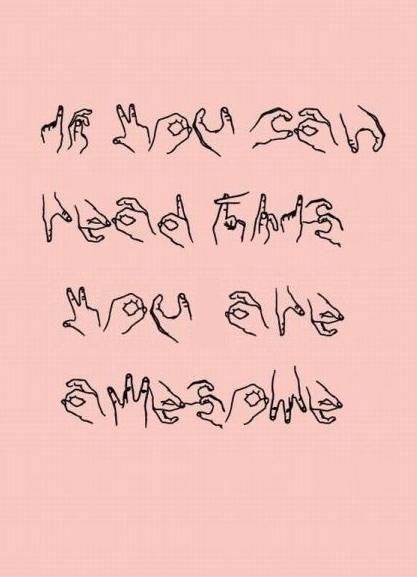 Tko može pročitati ovaj "znakovni jezik"?