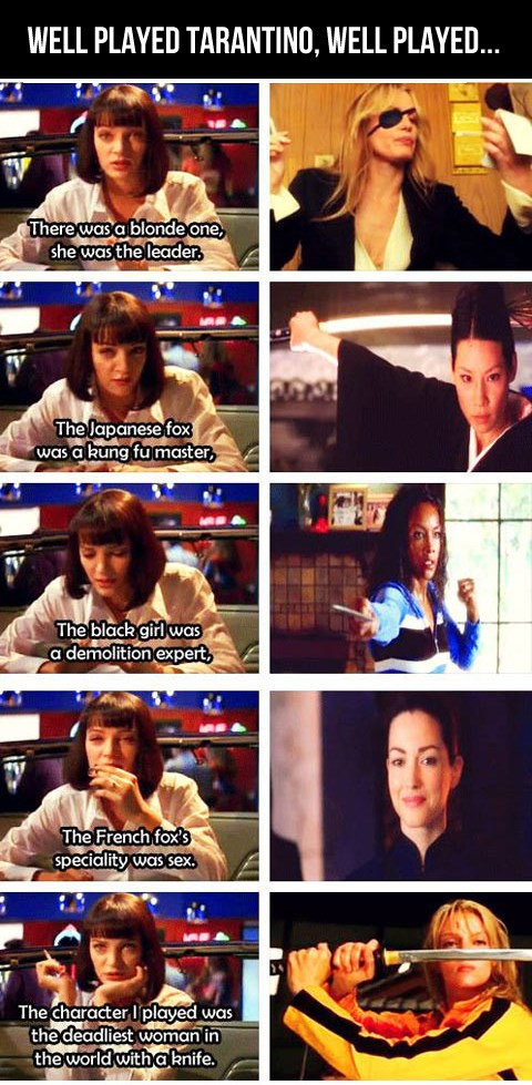 Tarantino film "Kill Bill" napravio iz vica - doslovno