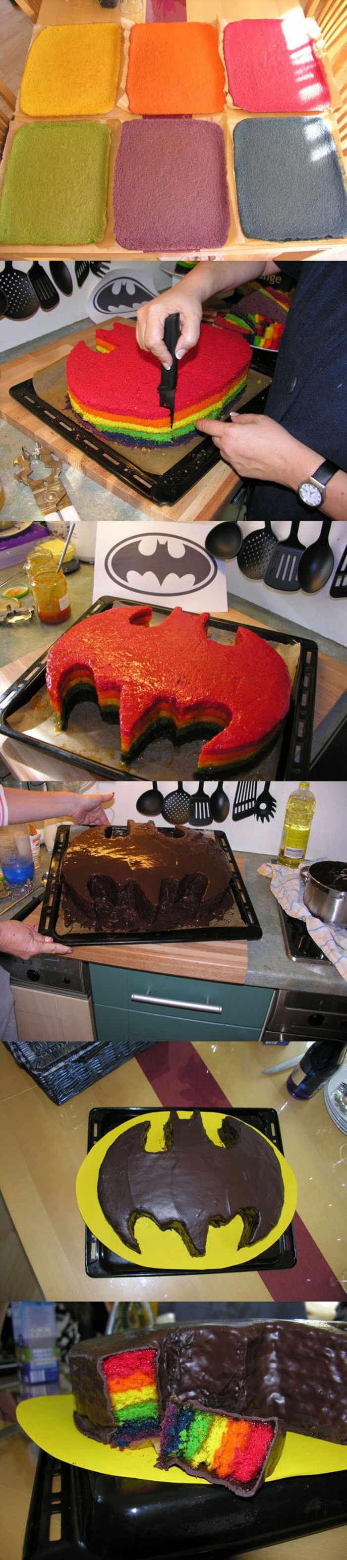 Mamica se potrudila sinu napravit Batman tortu:D