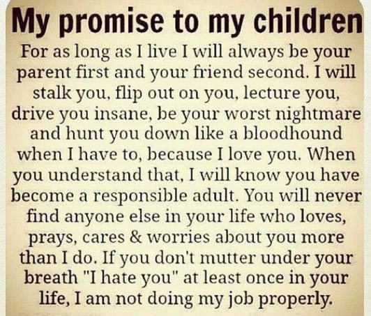Roditeljsko obećanje djeci - dobit će po riti jer te volim!