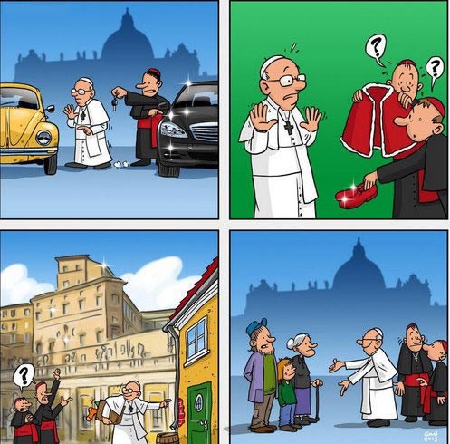 Papa osvaja srca skromnih ljudi