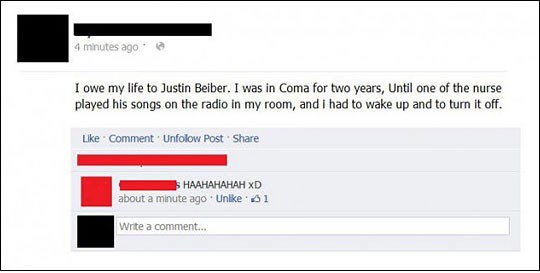 Justin Bieber čovjeku u komi spasio život