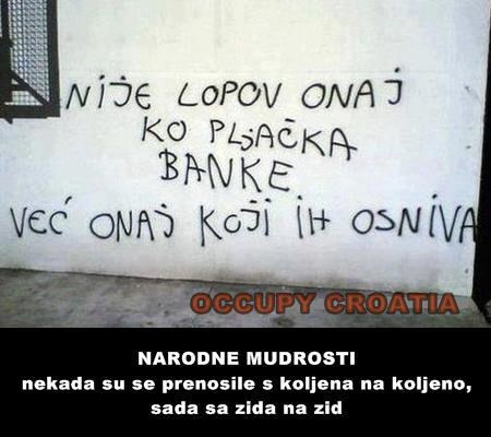 Nije lopov ko pljačka banku, već onaj tko je osniva