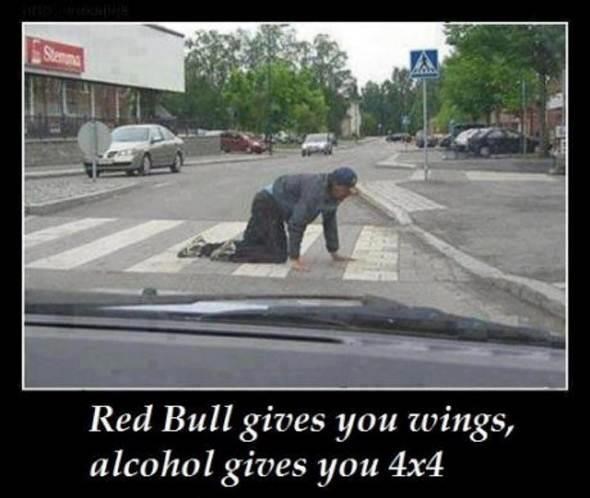 Alkohol daje stabilnost pri puzanju kući