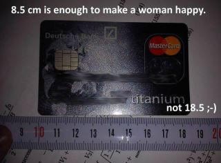 Dečki, dovoljno je i samo 8,5 centimetara :P