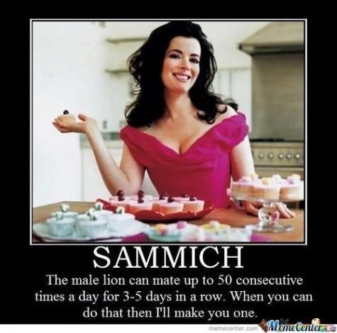 Kad ćeš jebat ko lav, slagat ću ti sendviče
