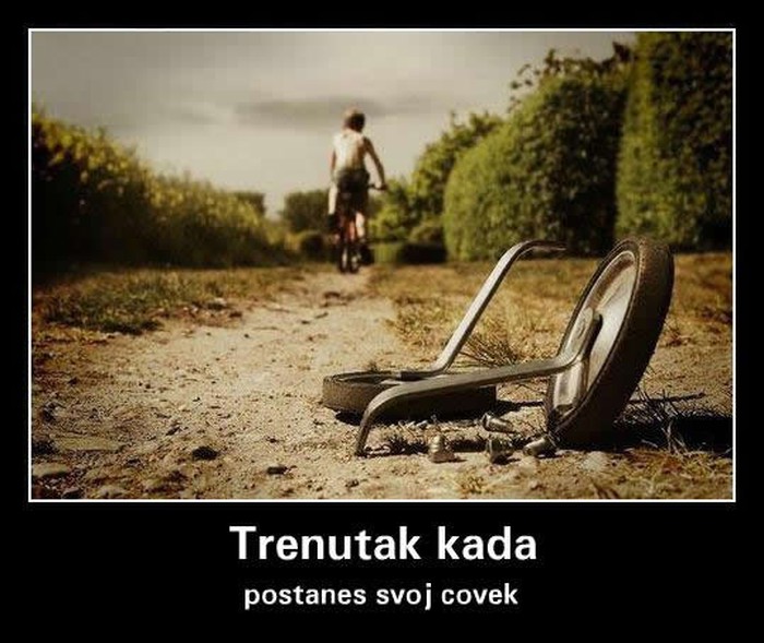 Svi se sjećamo trenutka u kojem smo bacili pomoćne kotače