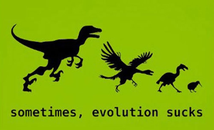 Evolucija te nekad baš zajebe