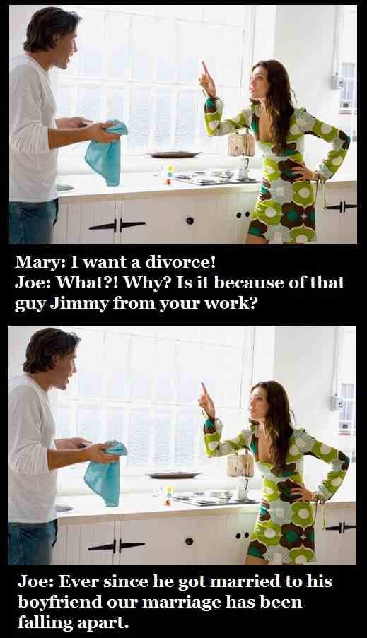 Odličan prikaz kako gej brakovi uništavaju normalne veze