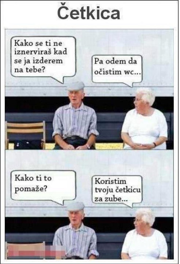 Deda, baba te dotukla iskustvom
