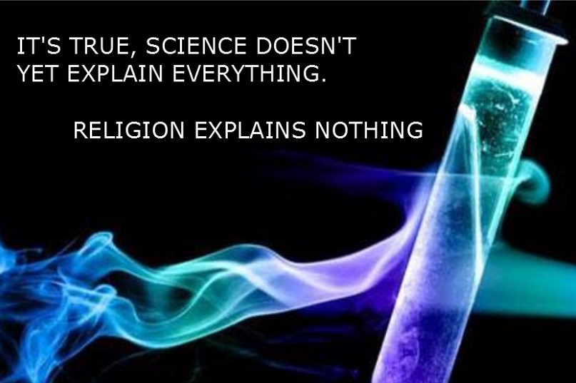 Znanost nema sve odgovore - religija nema nijedan