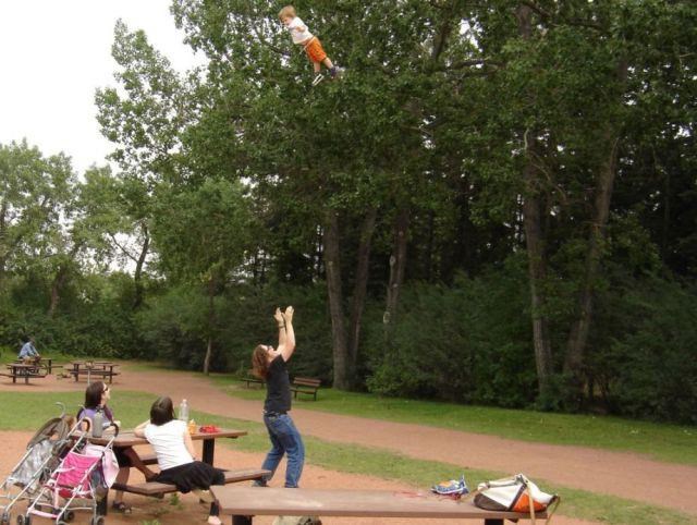 Malo rano za visinske pripreme, mama, a?