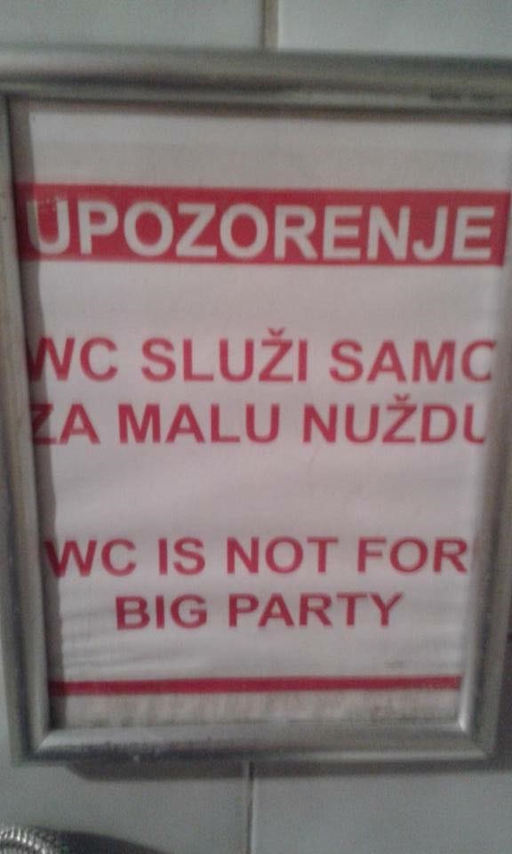 Nema velike zabave! :)