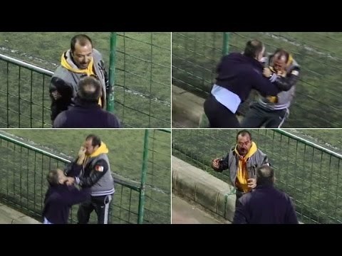 La brutal y vergonzosa pelea entre dos padres en un partido de juveniles en Canarias