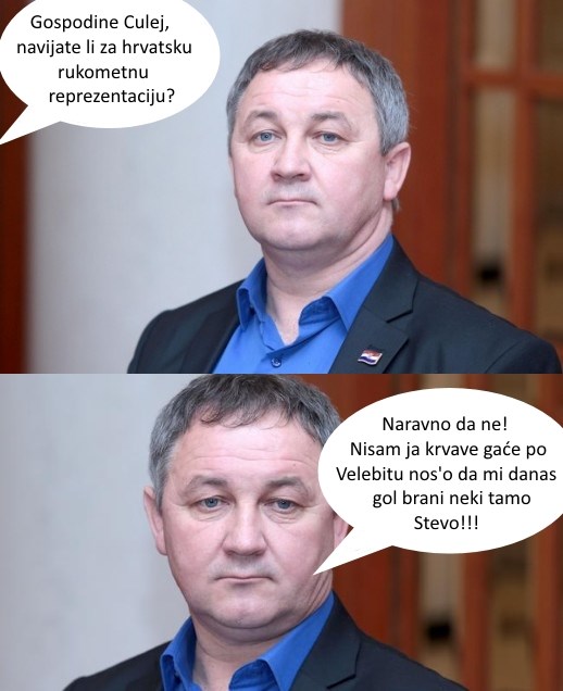 Zastupnik Culej vs rukometna reprezentacija