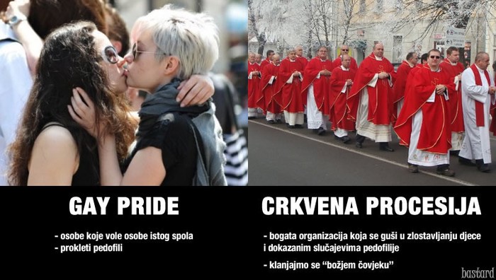 "Prvo će pederi, pa će onda paradirati i pedofili!"