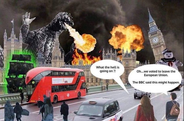 Internet se brutalno sprda s Brexitom: Stigla je apokalipsa, twitteraši spalili London