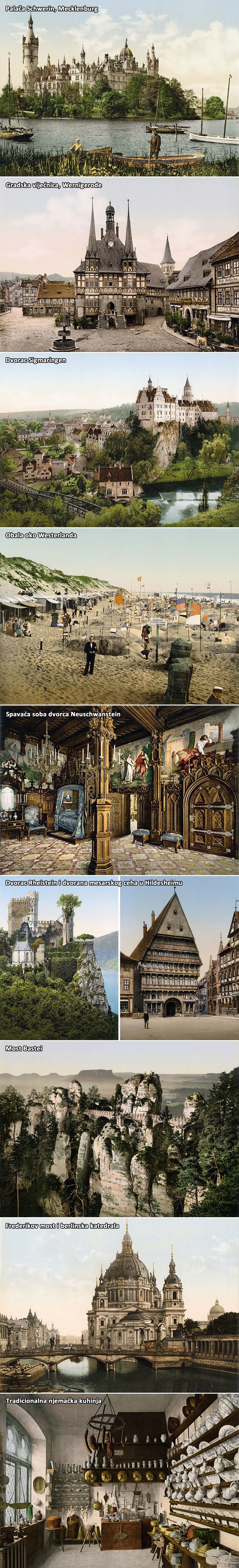 Bajkovite ljepote Njemačke oko 1900. godine
