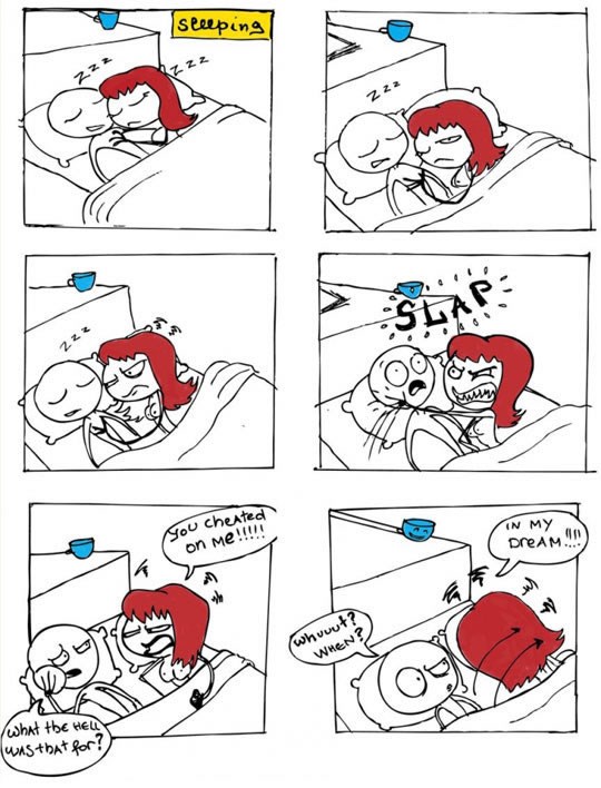 Lekcija za muškarce: Nikad ne varaj ženu u njenim snovima!