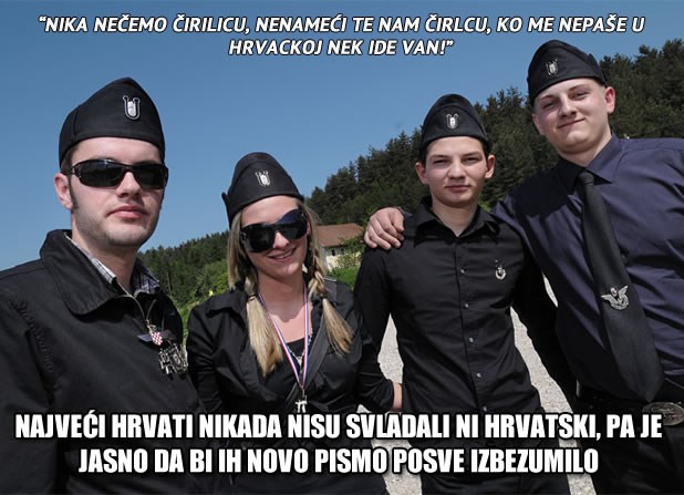 Zašto Rvatinama smeta ćirilica?