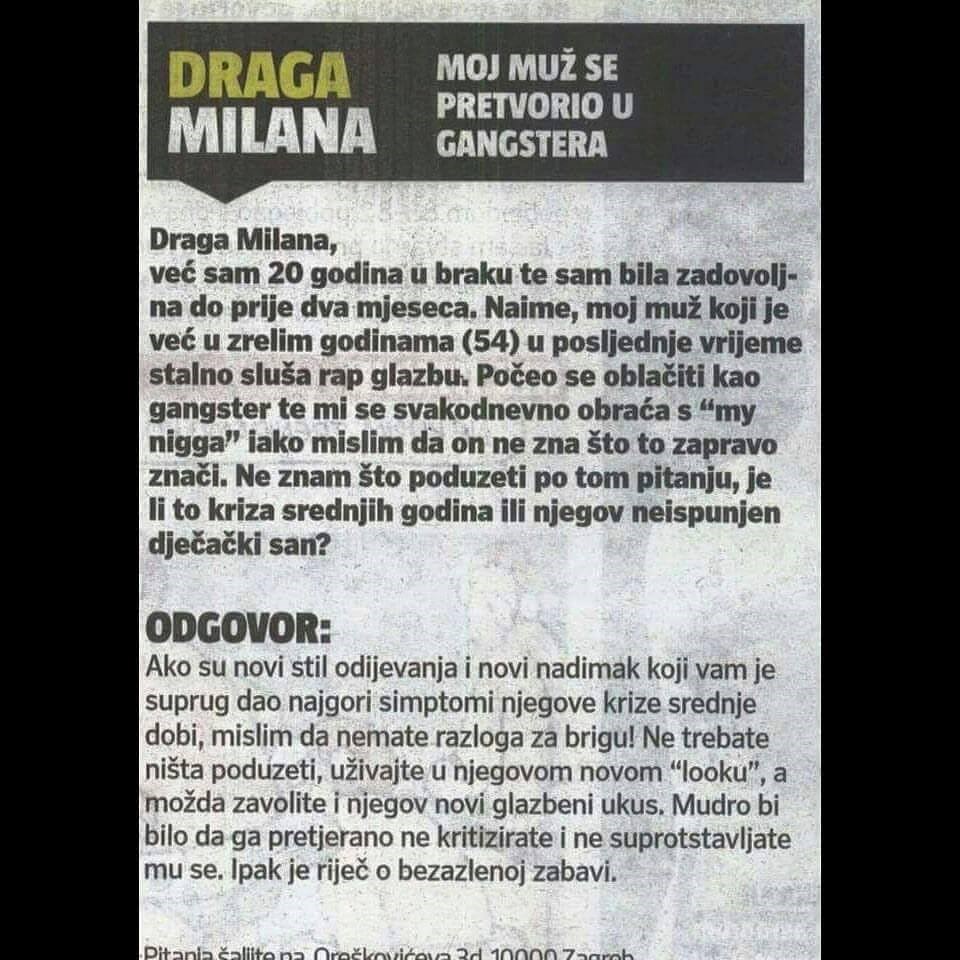 "Muž mi poludio, zove me 'My nigga'"