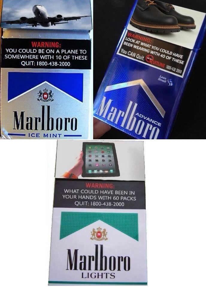 Pušače počeli mamiti lijepim stvarima umjesto slikama raka