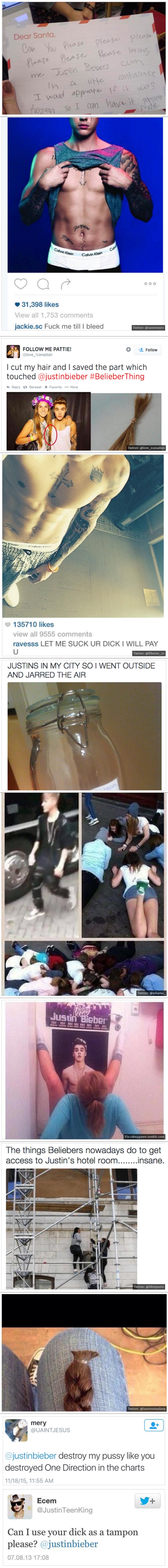 GALERIJA: Zgadit će vam se ljudski rod kad vidite što obožavateljice Justina Biebera rade od sebe!