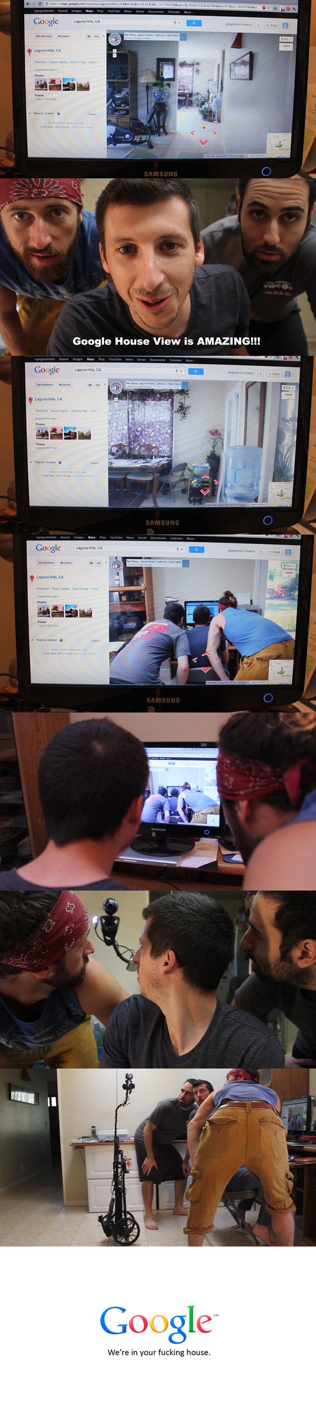 Google House View - pazi si leđa