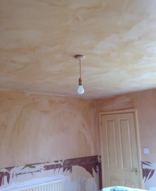 Čišćenje zida nakon 20 godina pušenja