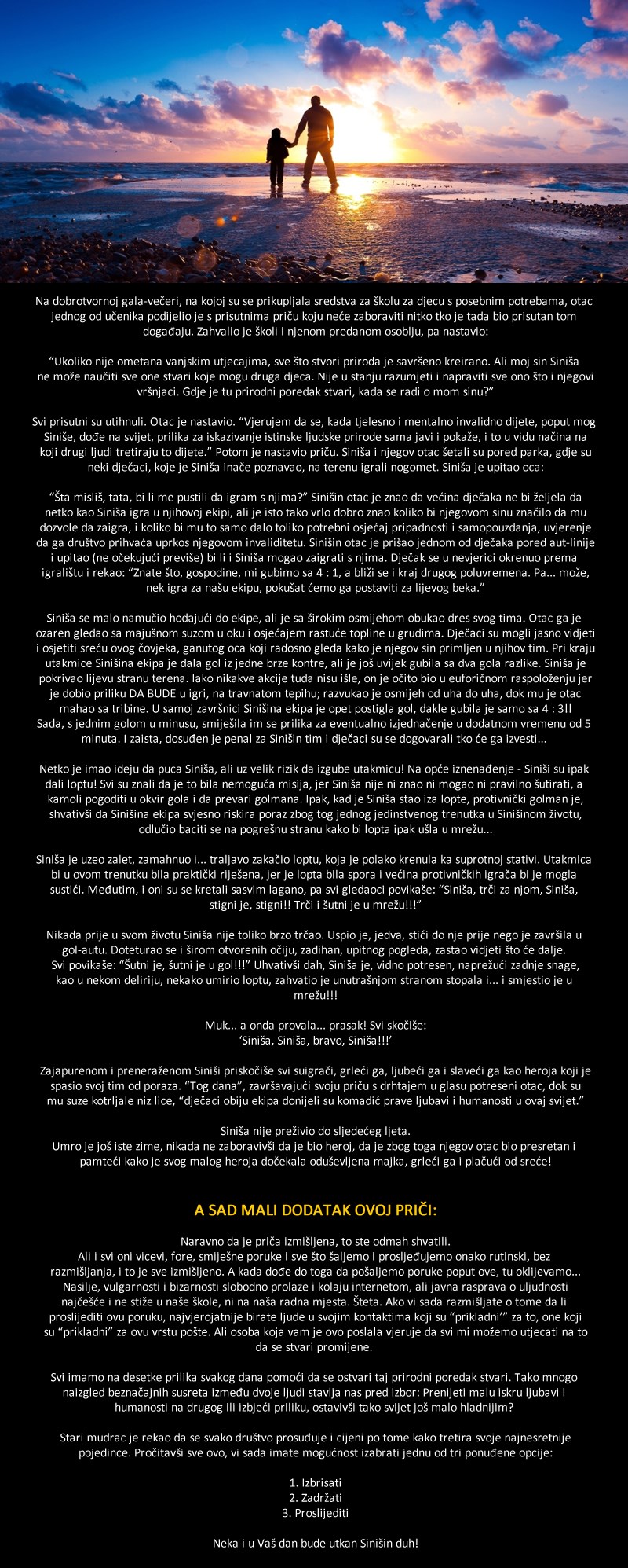 Priča oca jednog autističnog dječaka dirnut će vas u srce za ostatak života